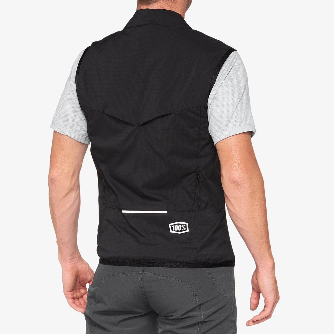 100 Percent CORRIDOR Stretch Vest Black