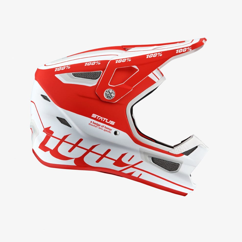 100 Percent STATUS Helmet Topenga Red/White