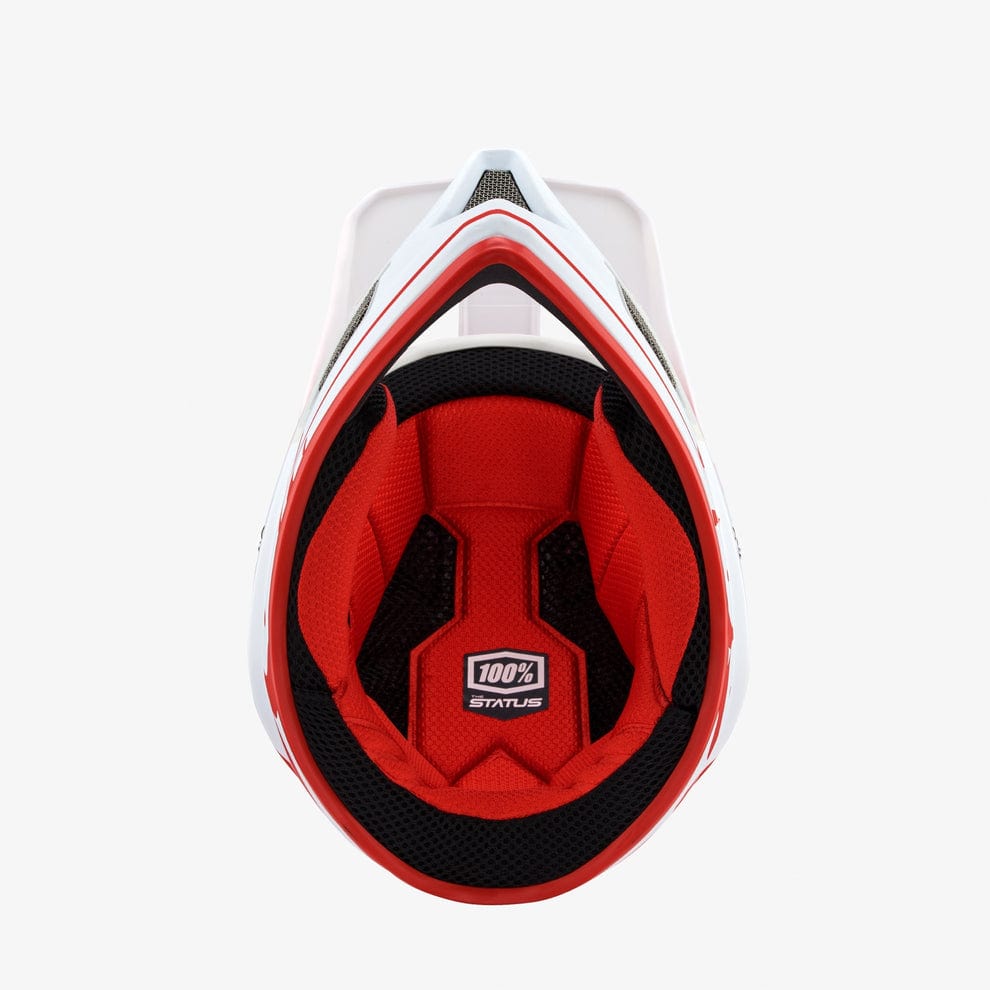 100 Percent STATUS Youth Helmet Topenga Red/White