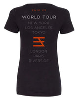 ODI Emig Zeppelin Womens Tee Black BACK