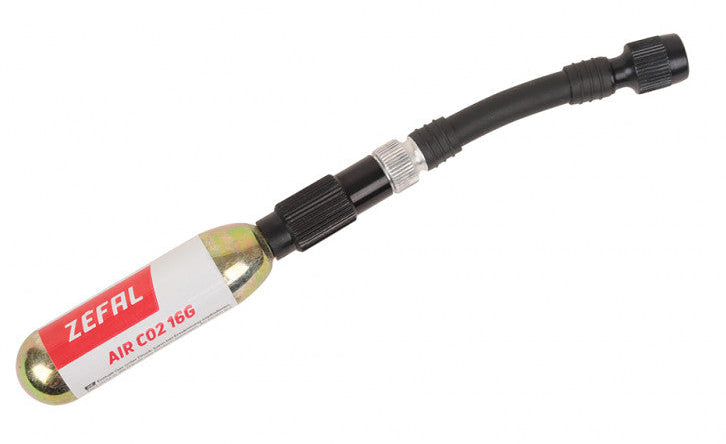 Zefal EZ Control FC CO2 Inflator - Black/Silver