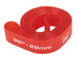 Zefal Soft Rim Tapes 22mm 26" Red - 2 Pack