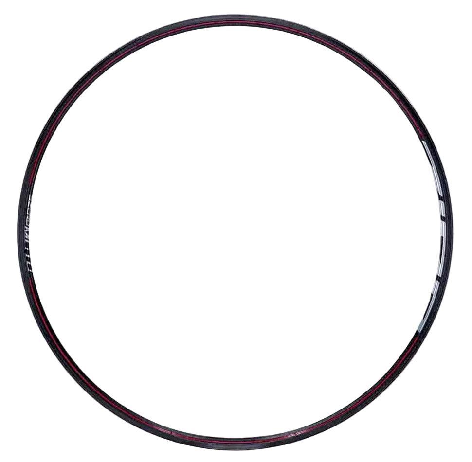 Zipp 3ZERO Moto 27.5" 32H Tubeless Front Rim Slate/RS Red Graphic