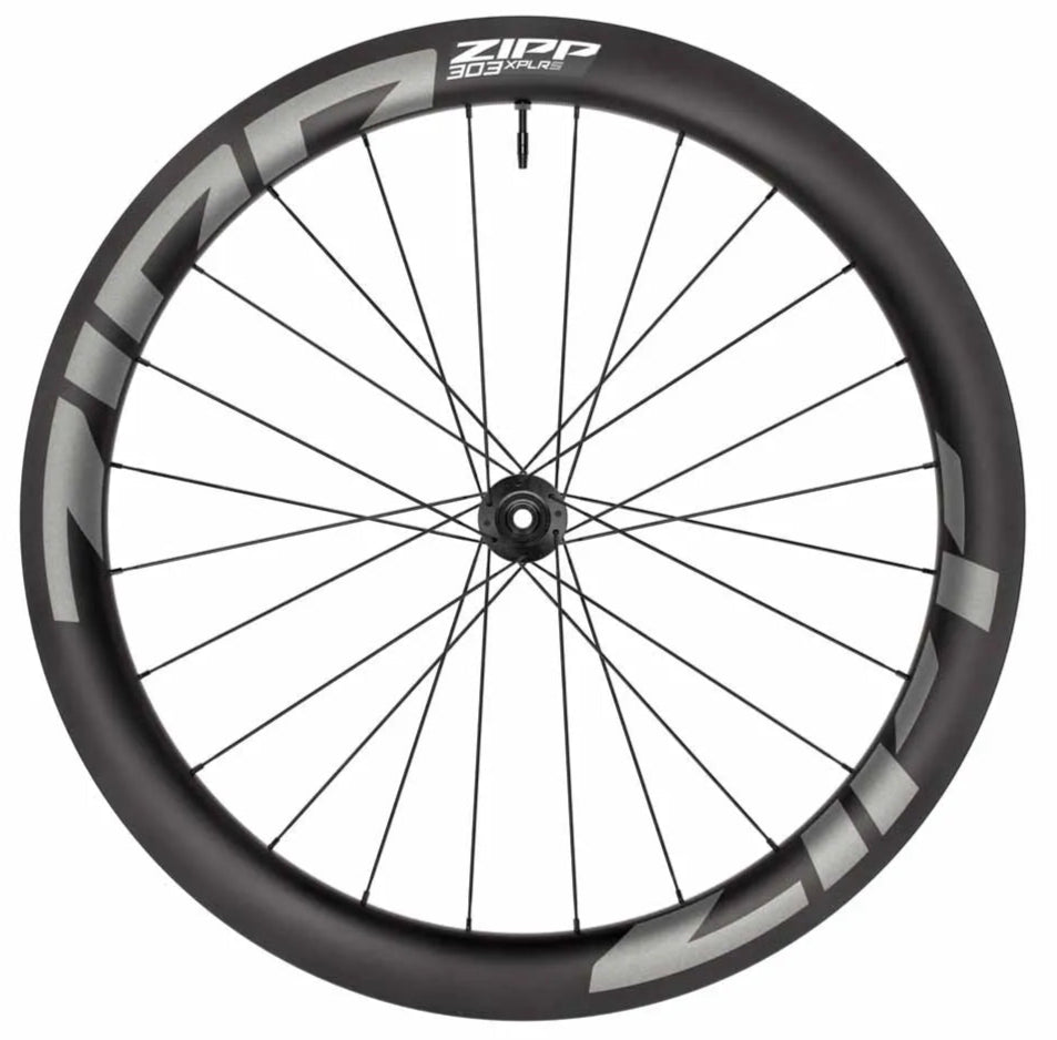 Zipp 303 XPLR S Carbon Tubeless Disc Brake 700c Front Wheel 12x100mm Center Lock