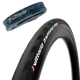 Vittoria Zaffiro Pro 700x25c Folding Road Tyre+Tube Black