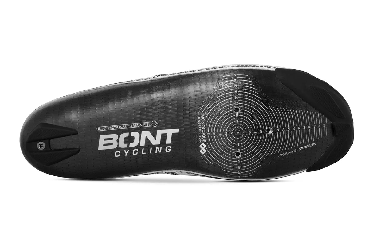 Bont Zero+ Carbon Triathlon Shoes White/Black/Gold