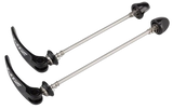 Zipp QR Stainless Steel Black W/Silver Logo 100/135mm Pair