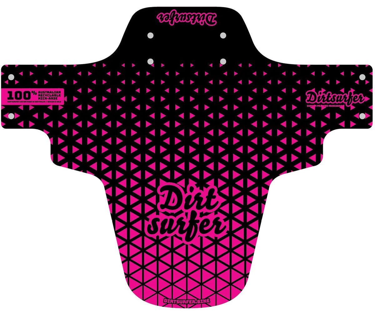 Dirtsurfer Mudguard - Speedgrid Magenta