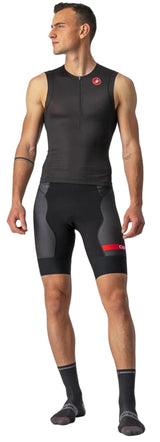 CASTELLI FREE TRI SLEEVELESS TOP BLACK
