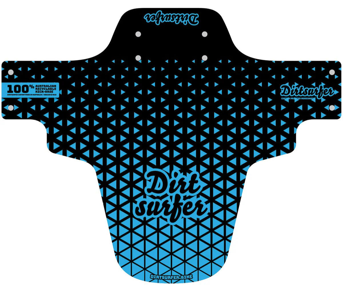 Dirtsurfer Mudguard - Speedgrid Blue