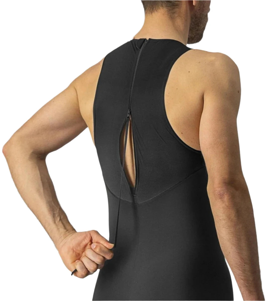 CASTELLI TEAM RACE SUIT BLACK BACK
