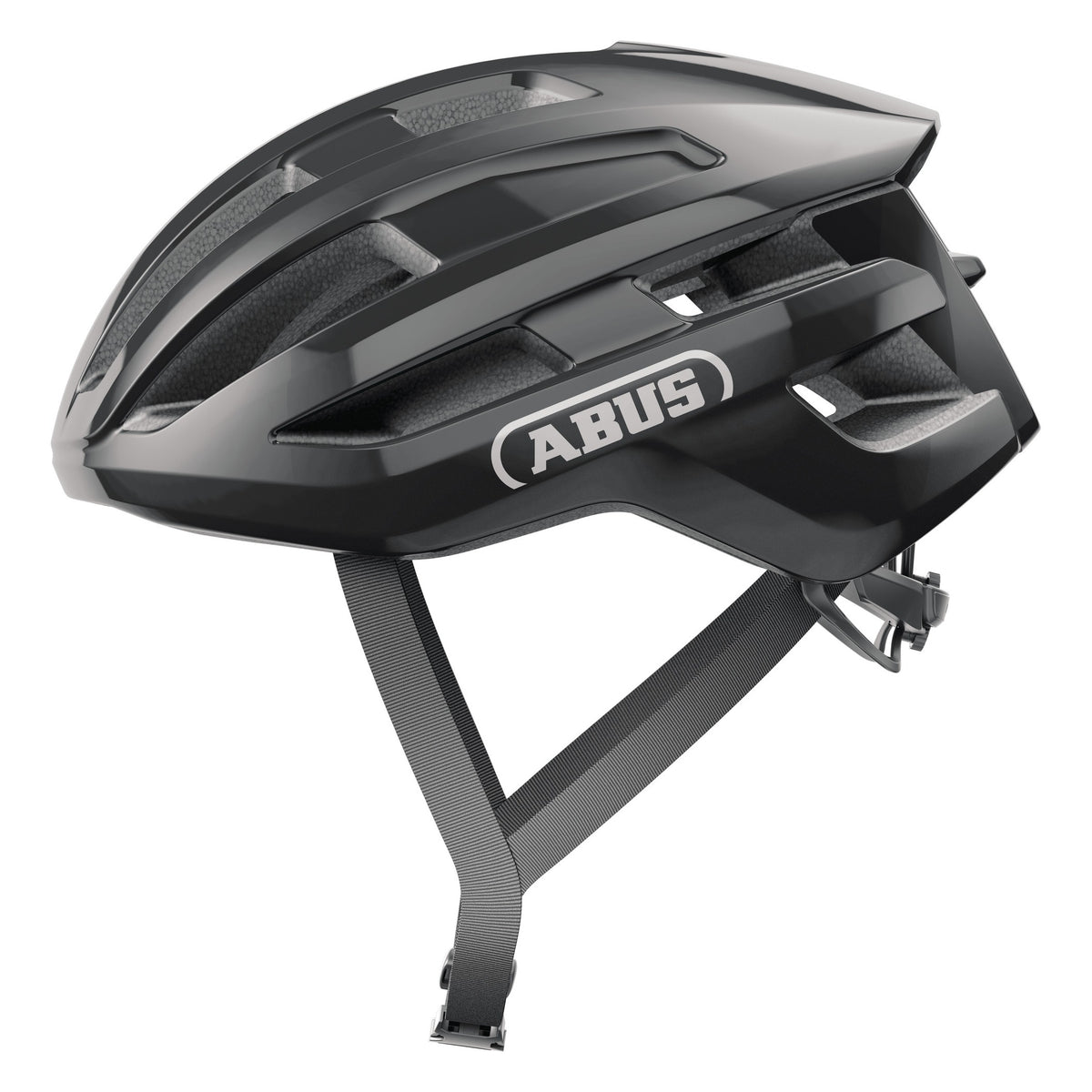 Abus PowerDome Road Helmet - Shiny Black