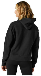 Fox WOMENS QUEST DWR PULLOVER FLEECE - Black BACK
