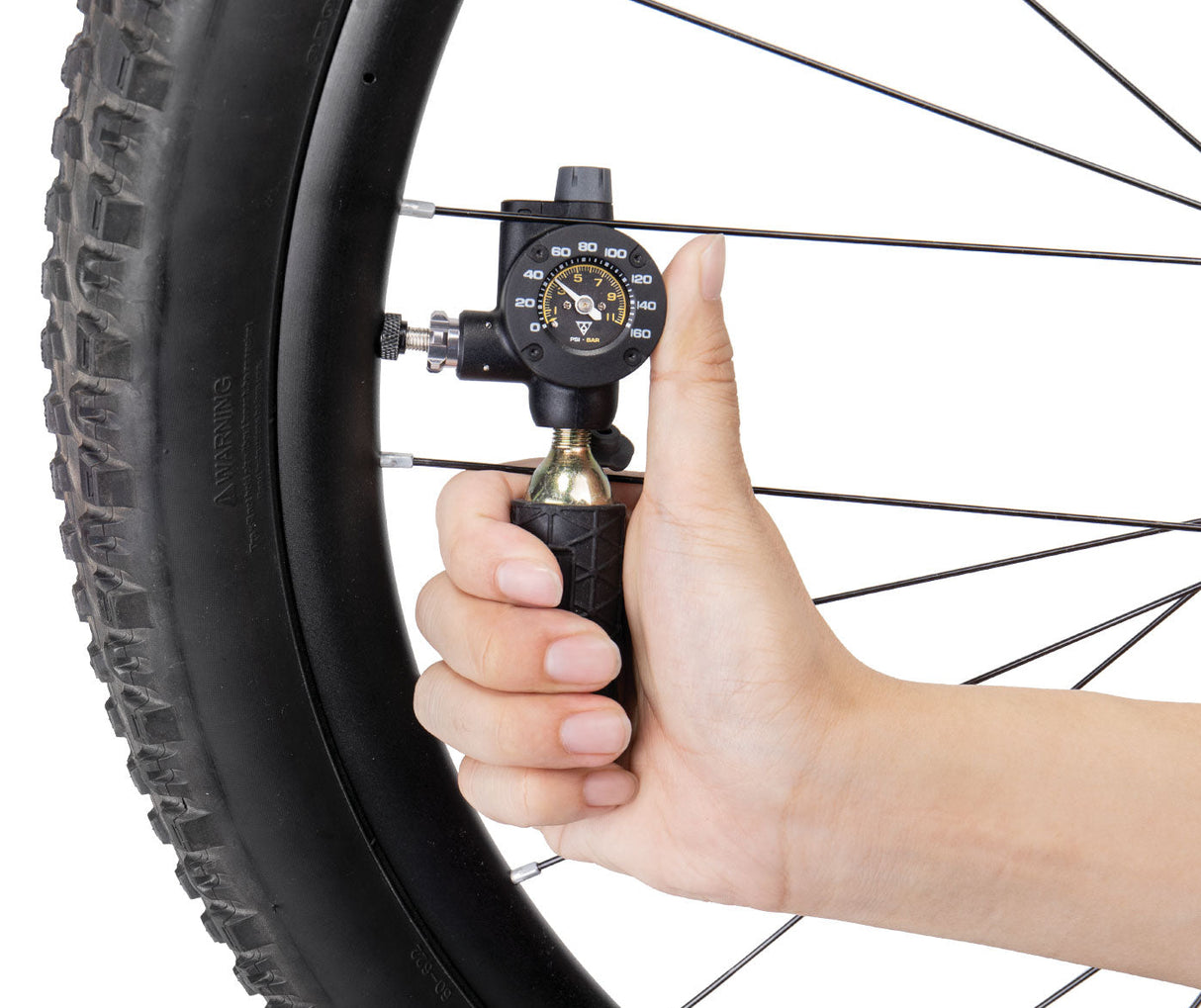 Topeak AirBooster G2 CO2 Inflator with Pressure Gauge Universal Valve