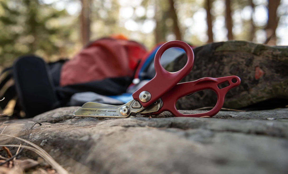 Leatherman Raptor Response Folding Shears - Crimson Red