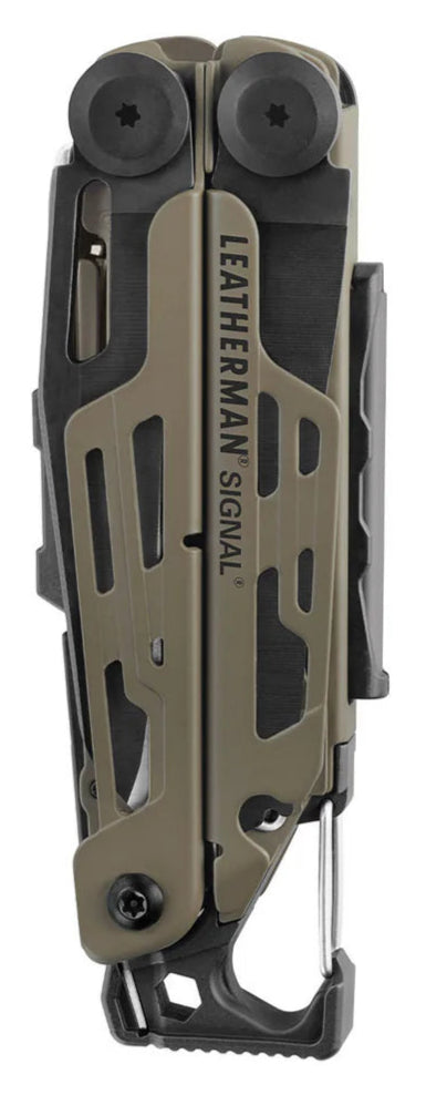 Leatherman Signal Multi-Tool with Black Nylon Sheath - Coyote