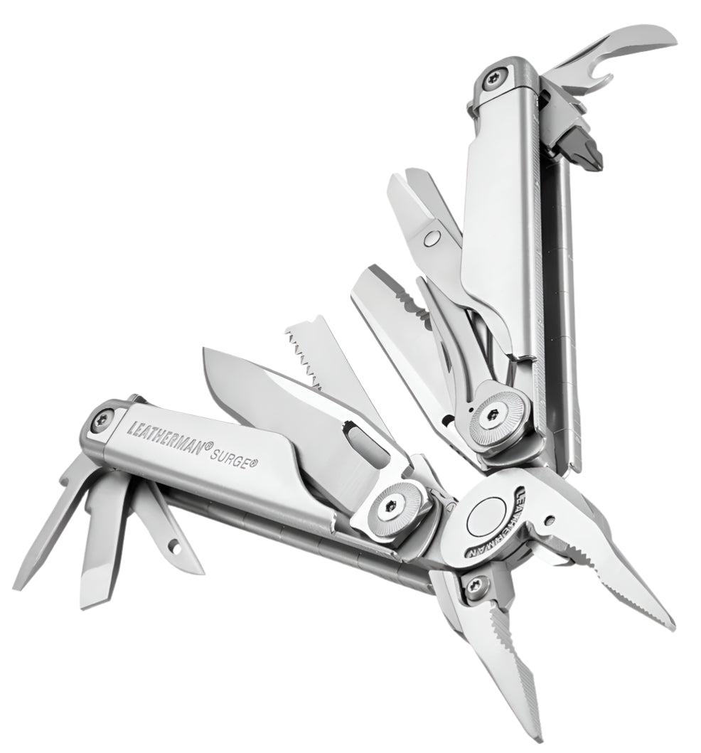 Leatherman Surge Stainless Steel Multitool Leather Sheath