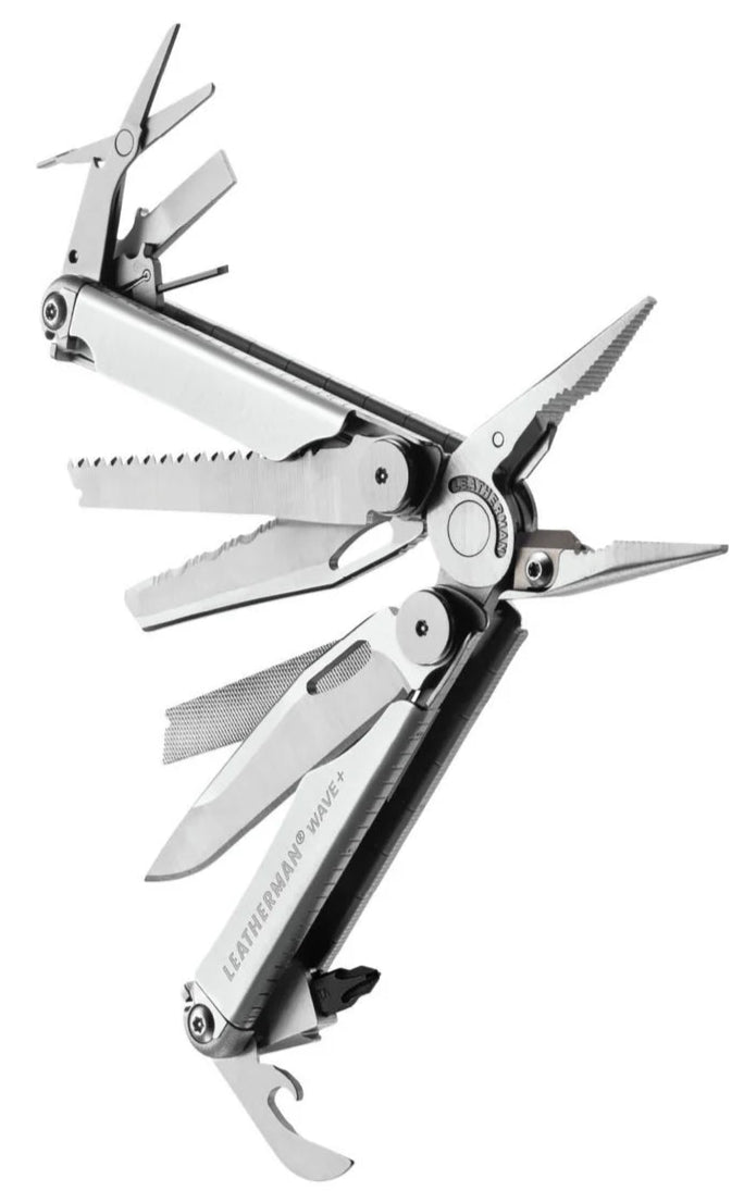 Leatherman Wave Plus Stainless Steel Multitool with Nylon Sheath