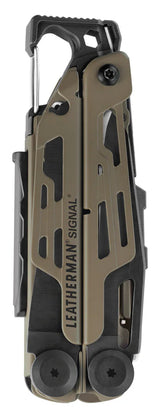 Leatherman Signal Multi-Tool with Black Nylon Sheath - Coyote