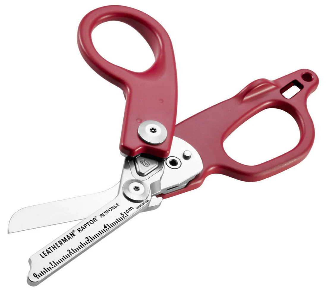 Leatherman Raptor Response Folding Shears - Crimson Red