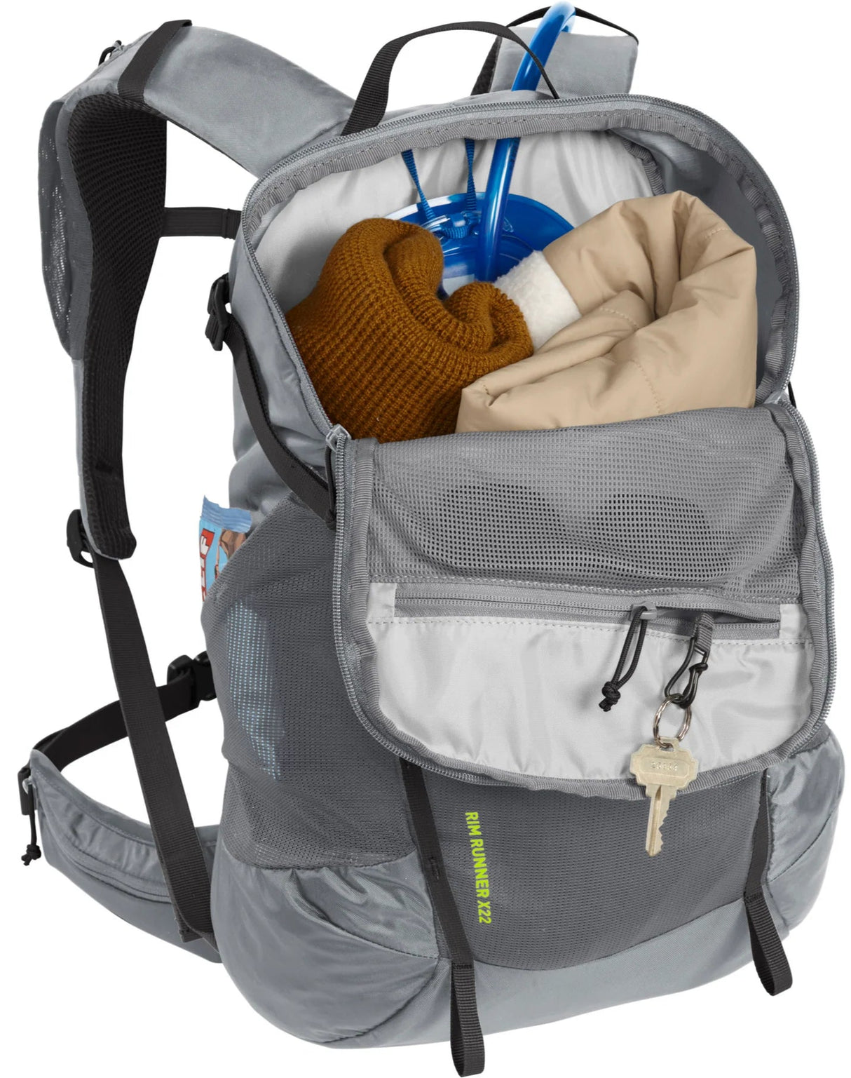 Camelbak Rim Runner X22 2L Hydration Pack Grey Flannel/Lime Punch