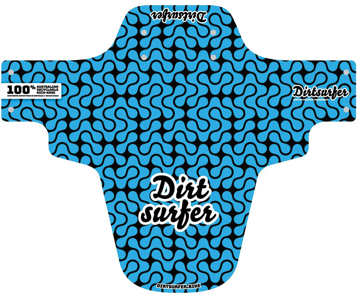 Dirtsurfer Mudguard - Lava Lamp Blue