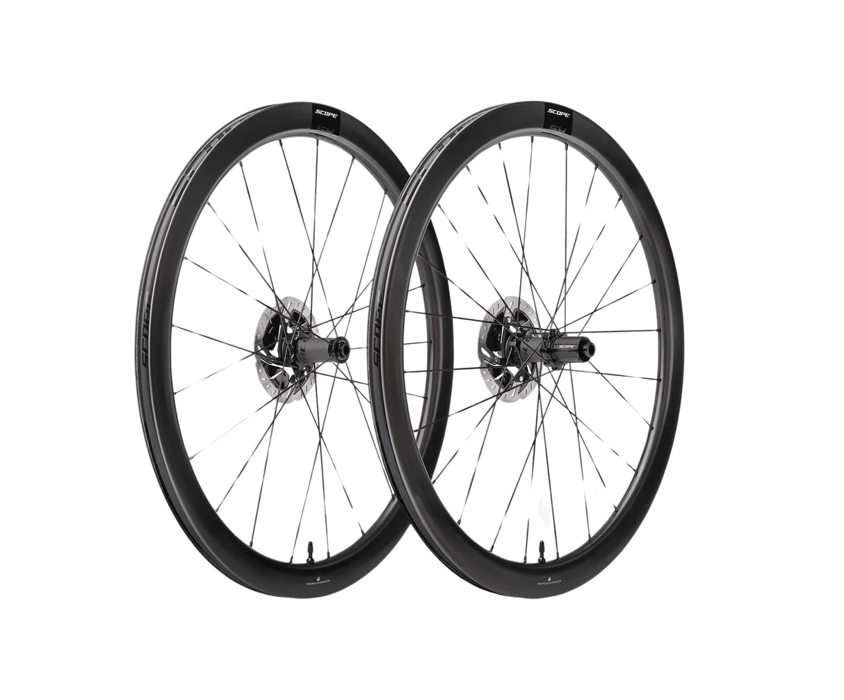 Scope S4 Disc Brake Black Shimano HG Road Wheelset