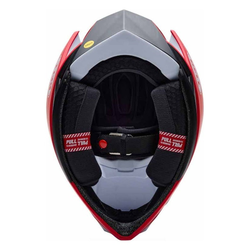 Bell Full-10 MIPS Level Set MTB Helmet - White / Red