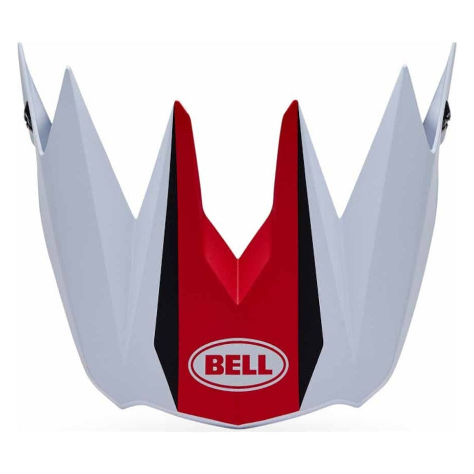Bell Full-10 MIPS Level Set Visor - White / Red