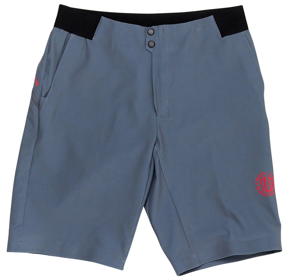 Troy Lee Designs FLOWLINE SUPERLYTE SHORT MONO STEEL BLUE FRONT