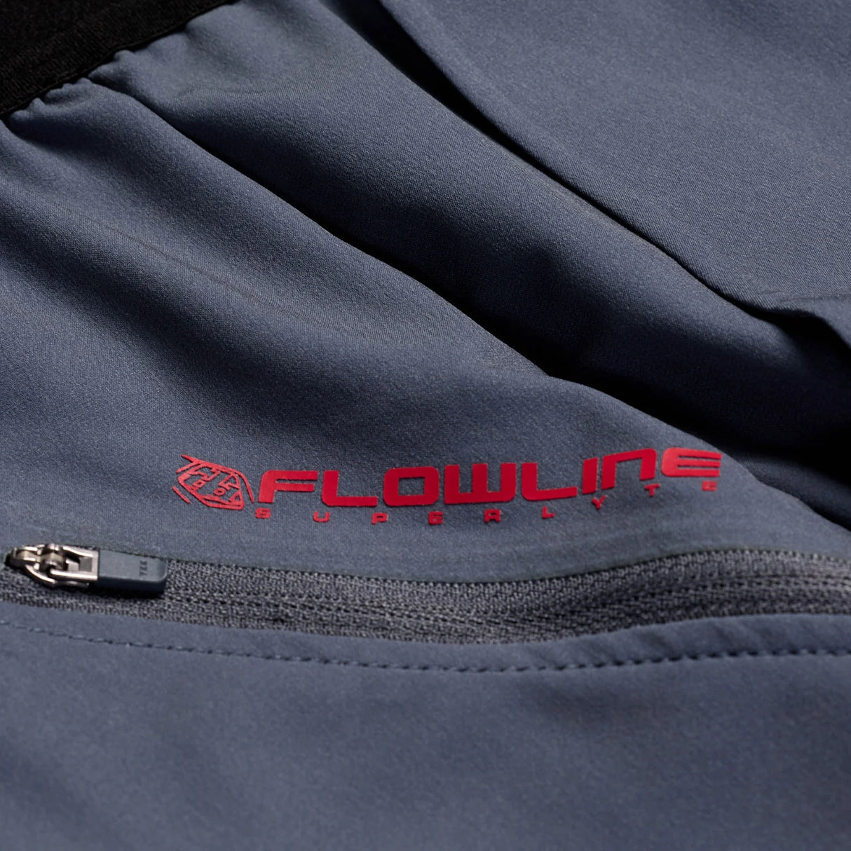 Troy Lee Designs FLOWLINE SUPERLYTE SHORT MONO STEEL BLUE POCKET