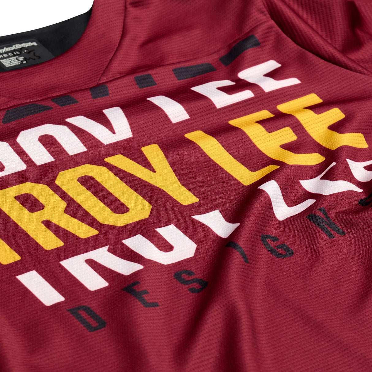 Troy Lee Designs RUCKUS 3/4 JERSEY SPUN OXBLOOD FRONT PRINT