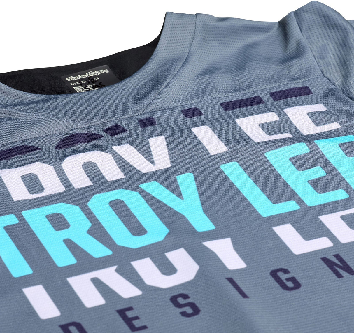 Troy Lee Designs RUCKUS 3/4 JERSEY SPUN STEEL BLUE FRONT PRINT