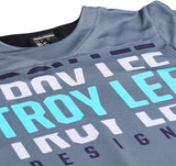 Troy Lee Designs RUCKUS 3/4 JERSEY SPUN STEEL BLUE FRONT PRINT