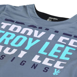 Troy Lee Designs RUCKUS 3/4 JERSEY SPUN STEEL BLUE FRONT PRINT