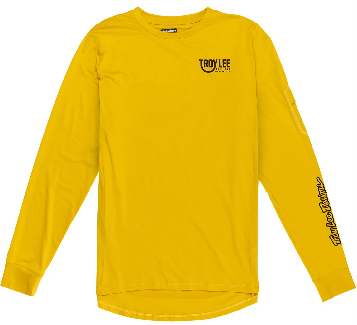 Troy Lee Designs RUCKUS LONG SLEEVE RIDE TEE EYEZ SAFRON FRONT