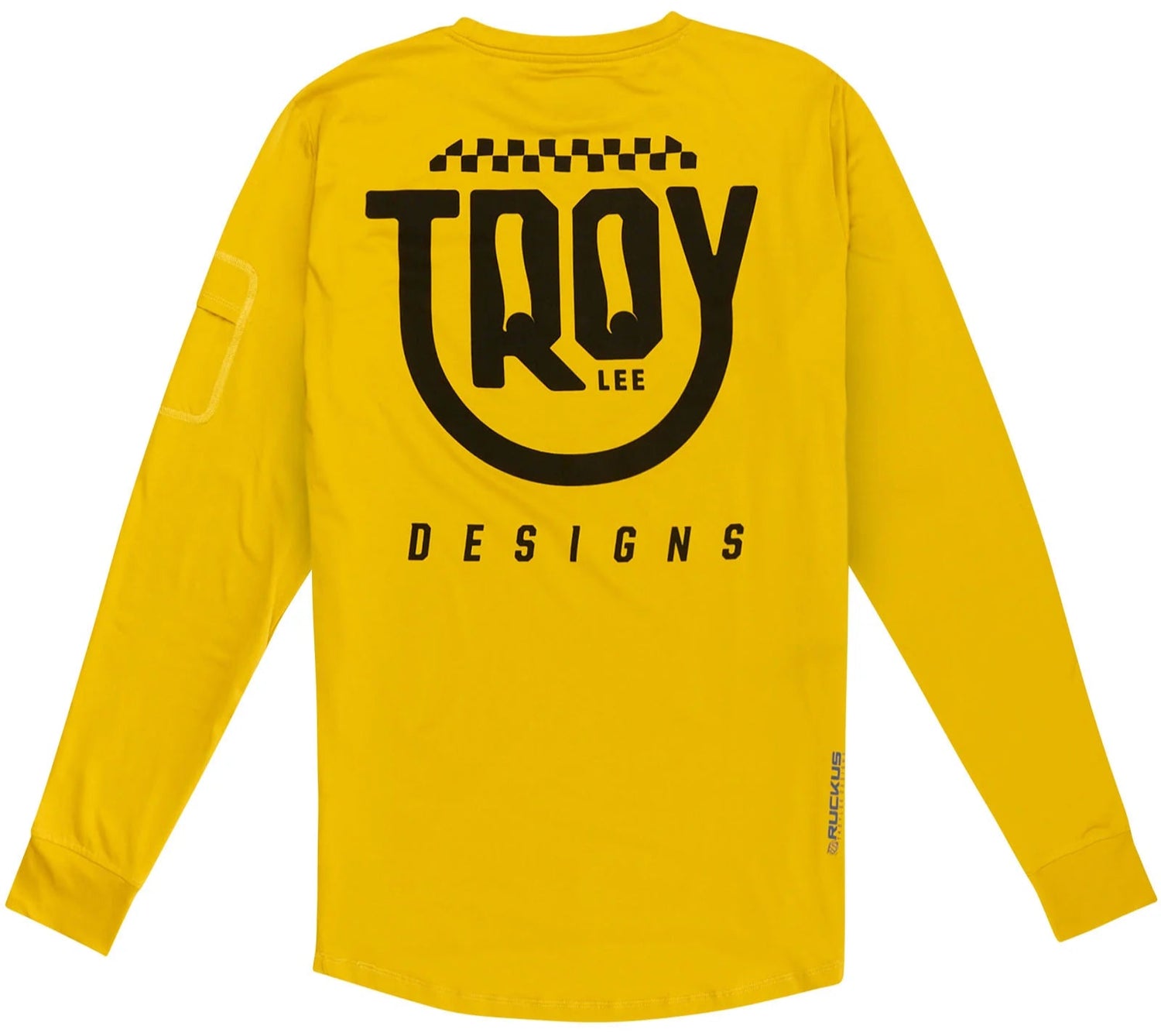 Troy Lee Designs RUCKUS LONG SLEEVE RIDE TEE EYEZ SAFRON BACK