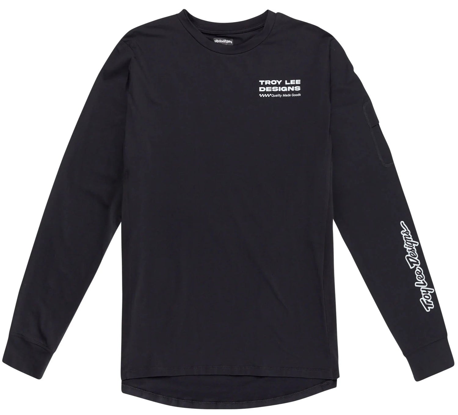 Troy Lee Designs RUCKUS LONG SLEEVE RIDE TEE FACTORY CARBON FRONT