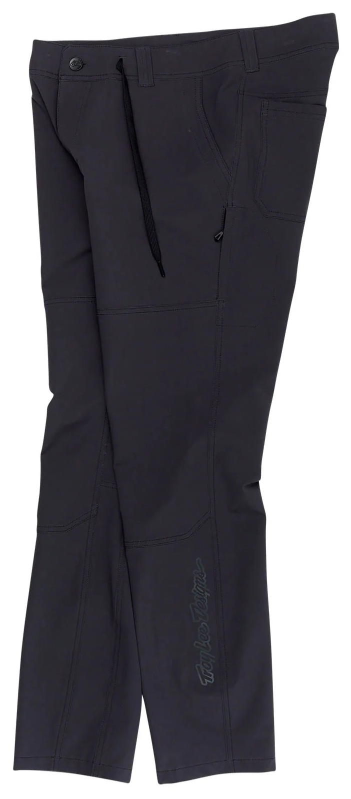Troy Lee Designs RUCKUS LONG TRAVEL PANT MONO CARBON SIDE FRONT