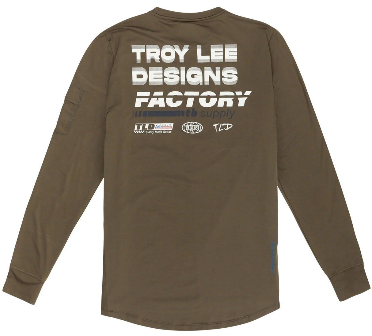 Troy Lee Designs RUCKUS LONG SLEEVE RIDE TEE FACTORY CAPER BACK