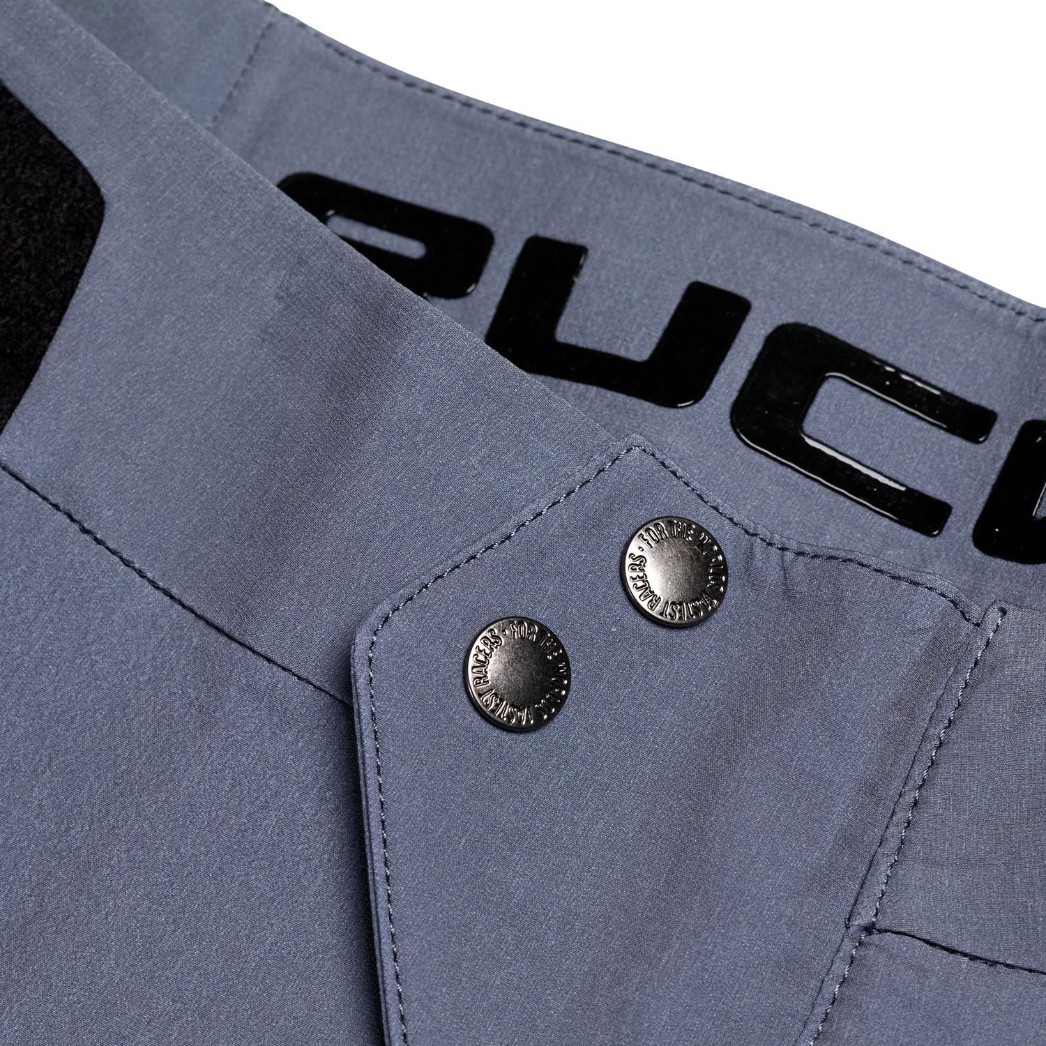 Troy Lee Designs RUCKUS SHORT SHELL MONO STEEL BLUE BUTTON
