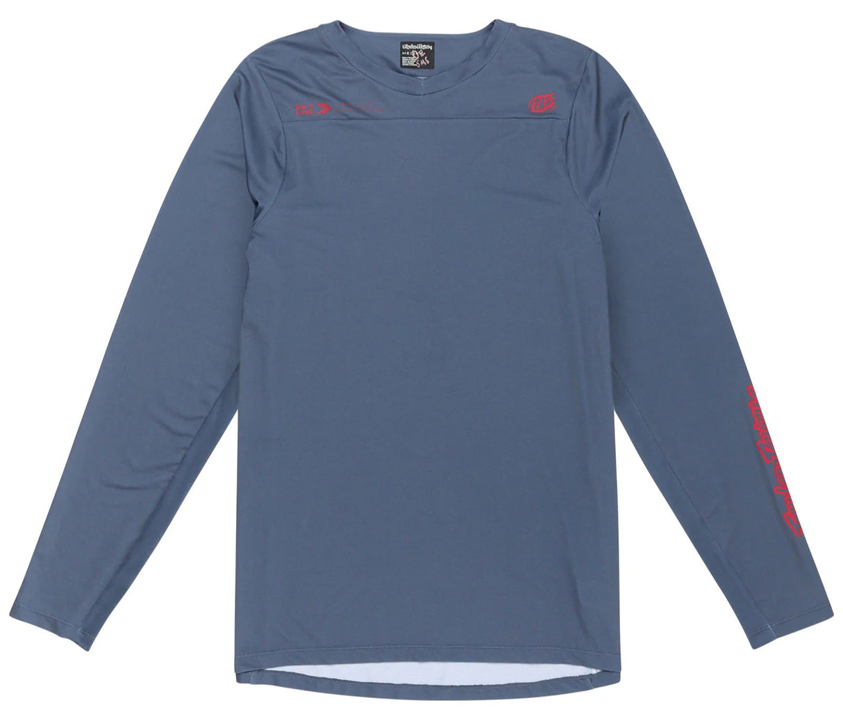 Troy Lee Designs SKYLINE LS JERSEY MONO STEEL BLUE FRONT