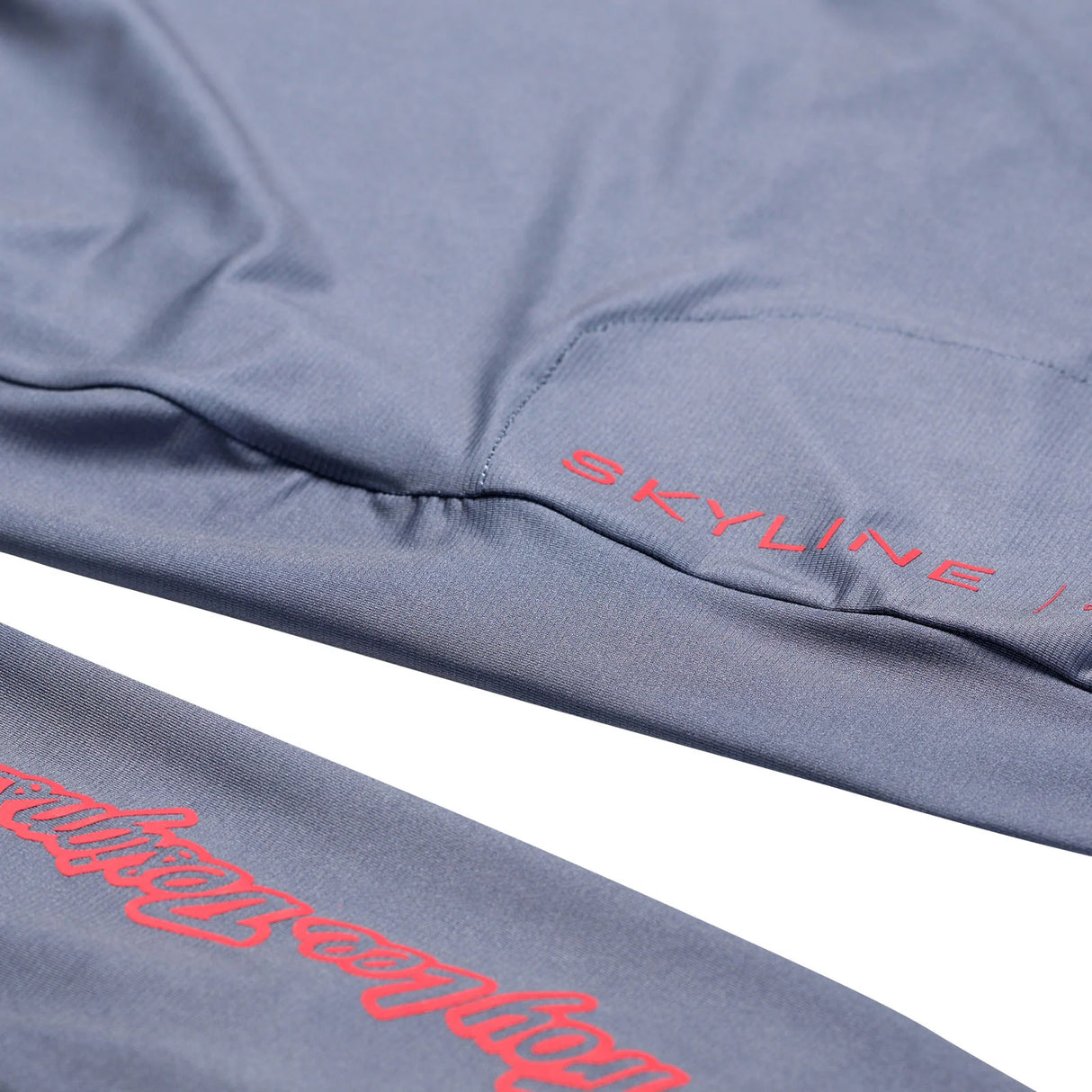 Troy Lee Designs SKYLINE LS JERSEY MONO STEEL BLUE DETAIL