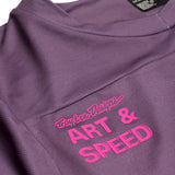 Troy Lee Designs SKYLINE LS JERSEY RADIOSCAPE DEEP PURP PRINT