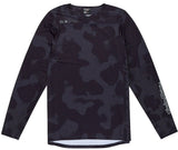 Troy Lee Designs SKYLINE LS JERSEY SCRUBLAND BLACK FRONT
