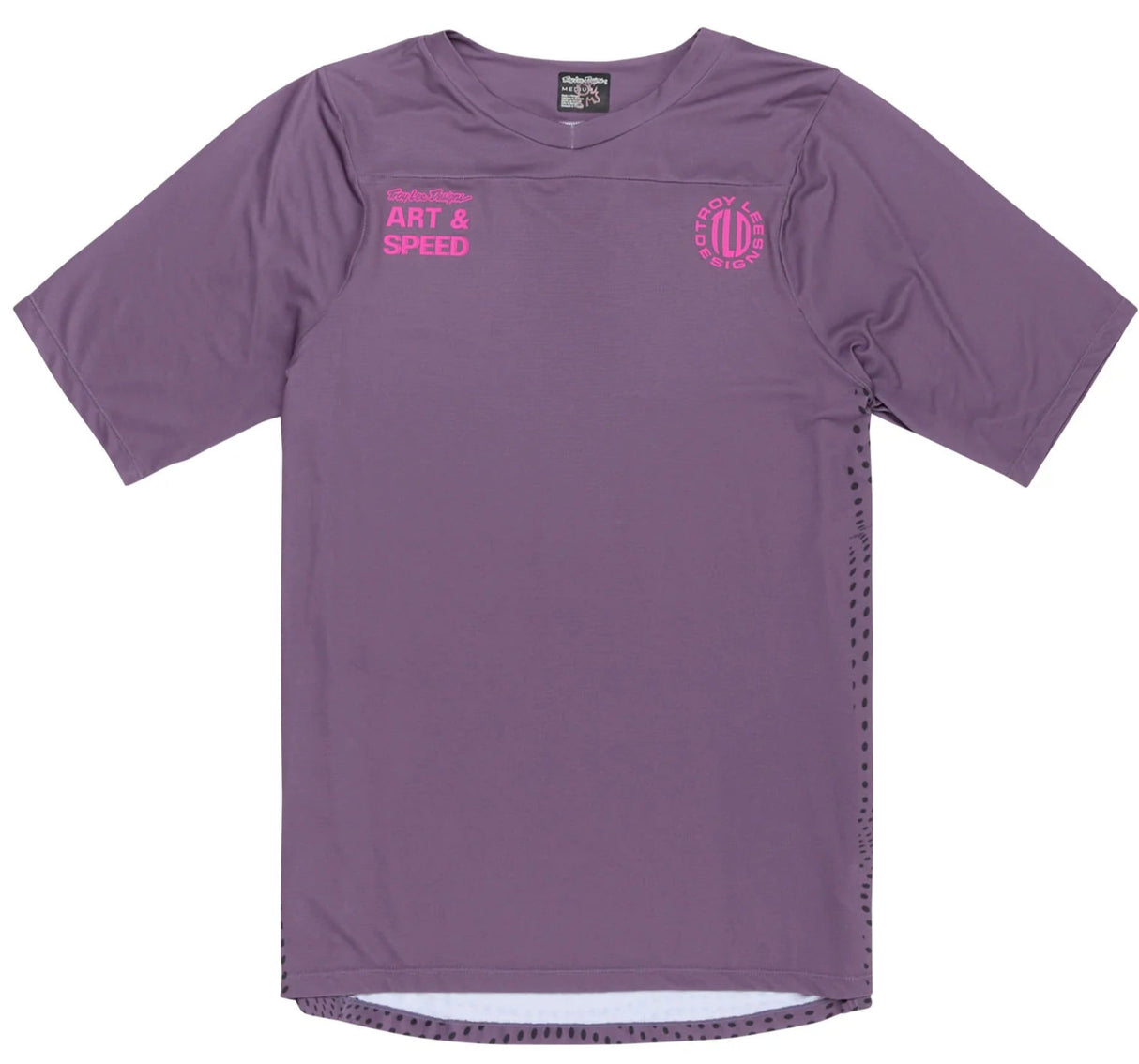 Troy Lee Designs SKYLINE SS JERSEY RADIOSCAPE DEEP PURP FRONT