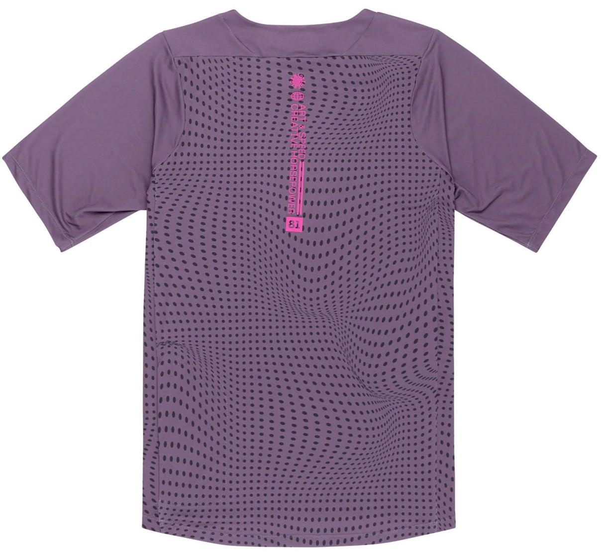 Troy Lee Designs SKYLINE SS JERSEY RADIOSCAPE DEEP PURP BACK