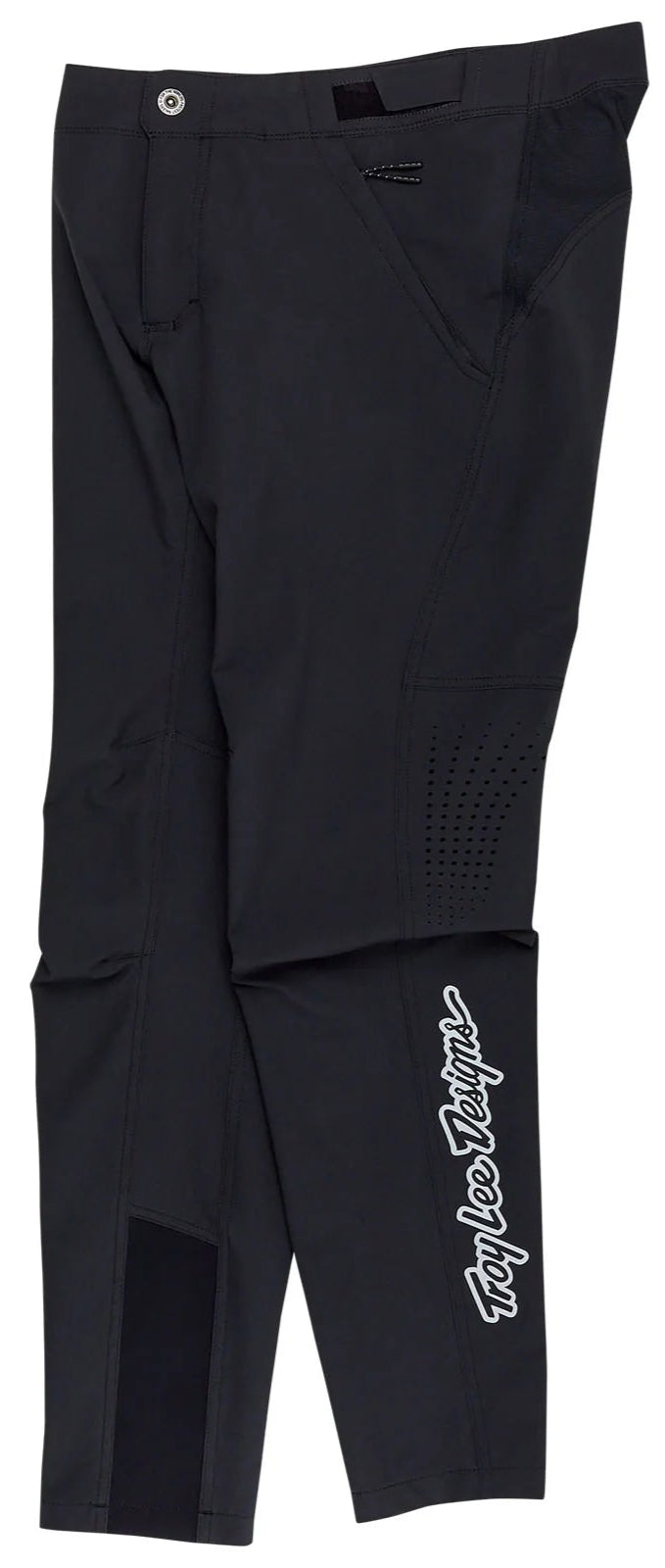 Troy Lee Designs SKYLINE PANT SIGNATURE BLACK SIDE FRONT