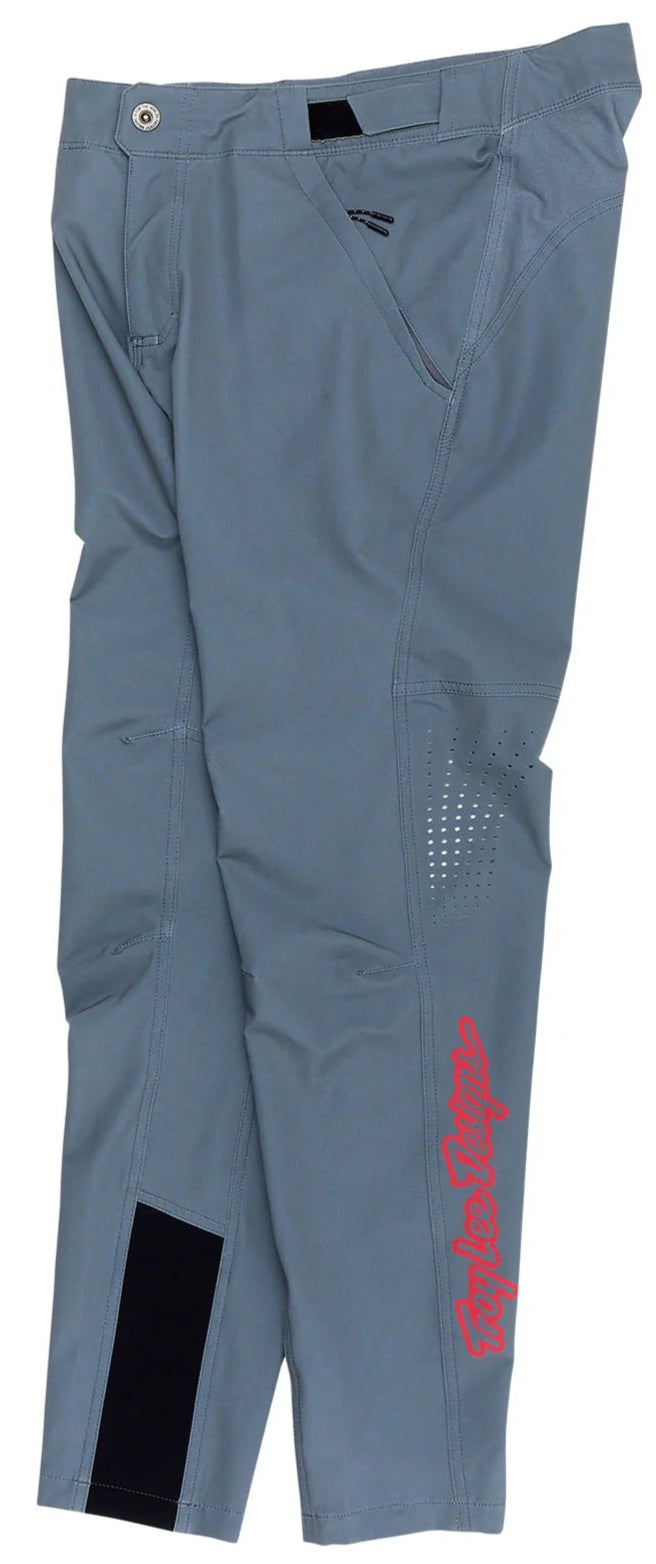 Troy Lee Designs SKYLINE PANT SIGNATURE STEEL BLUE SIDE FRONT