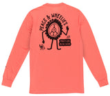 Troy Lee Designs SKYLINE LONG SLEEVE RIDE TEE P&W MELON BACK